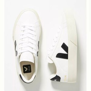 Veja Campo Leather Sneakers White Black 39